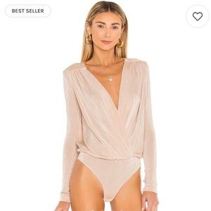 Free People x REVOLVE Turnt Bodysuit in Blossom Pearl size small